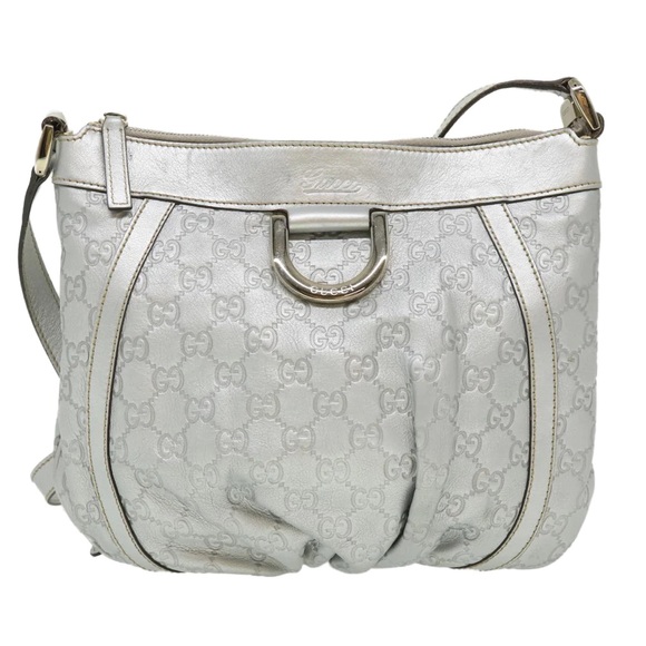 Gucci Handbags - Authentic GUCCI Guccissima Abbey Shoulder Bag/Crossbody GG Leather 203257 Gray